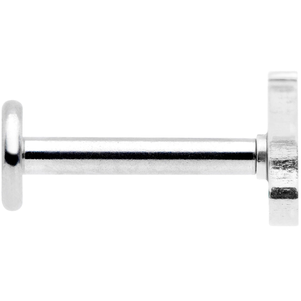 16G 5/16 Cat Internally Threaded Labret Tragus