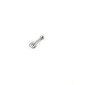 Solid 14K White Gold GENUINE DIAMOND Nose Bone