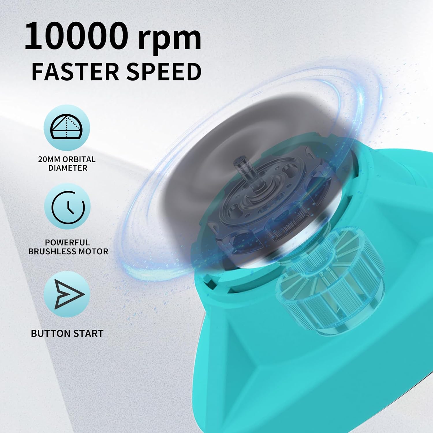 INKSOUL®️  VM-300 Mini Vortex Mixer 10000RPM Lab Mixer