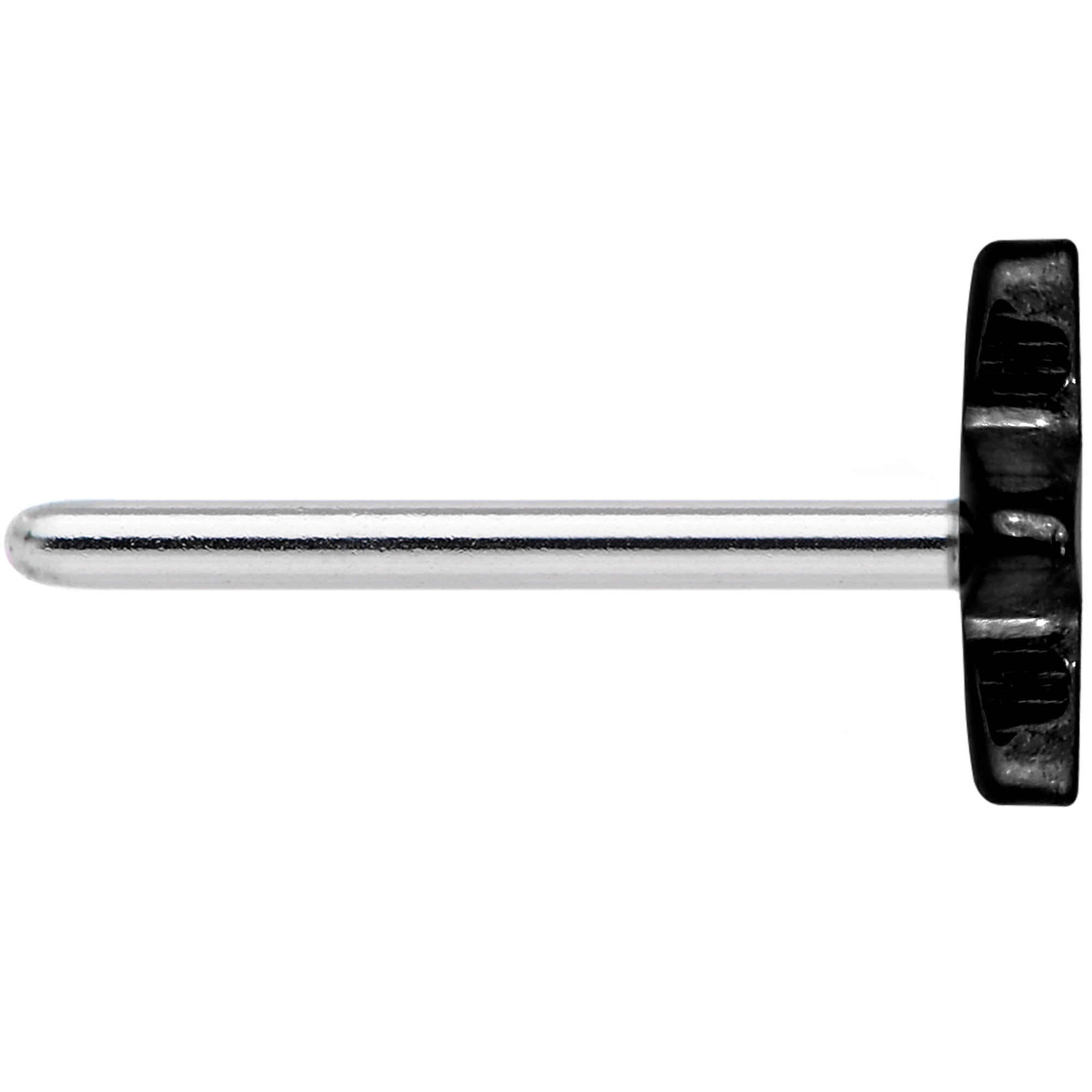 Implant Grade 23 Titanium Black Star Threadless Push In Top