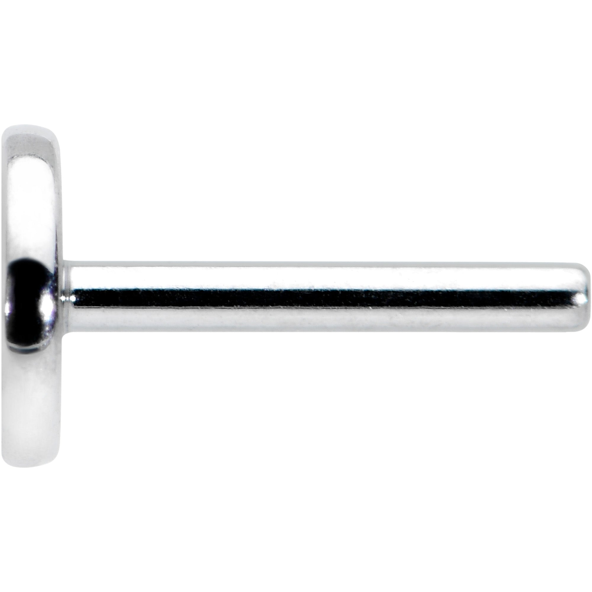 20G 1/4 G23 Titanium Threadless Post Only Labret Tragus Nose