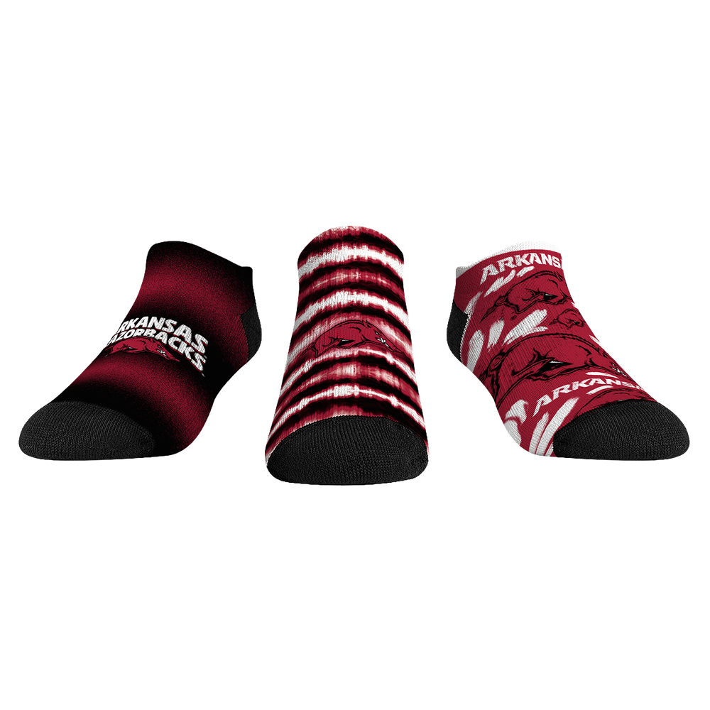 Arkansas Razorbacks - Low Cut  - Make Some Noise (3-Pack)