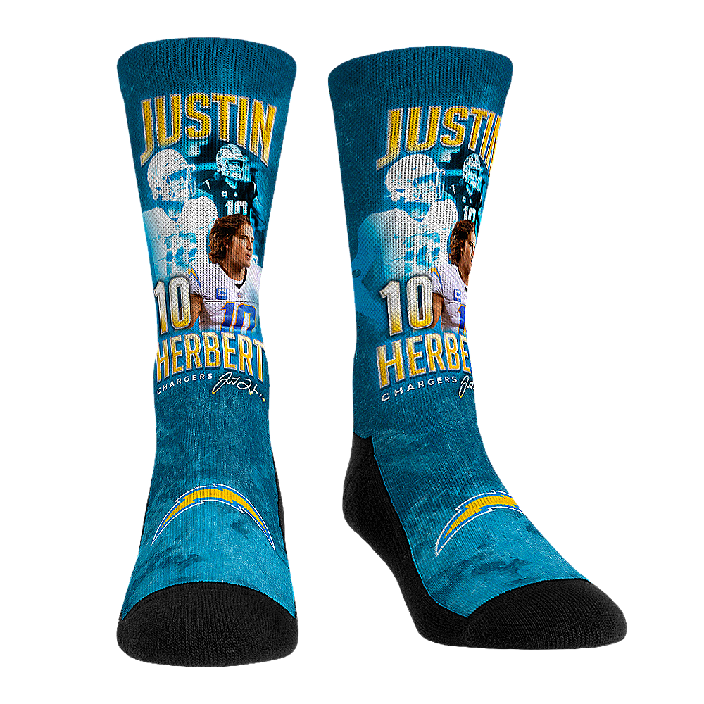 Justin Herbert - Los Angeles Chargers  - Retro Photo