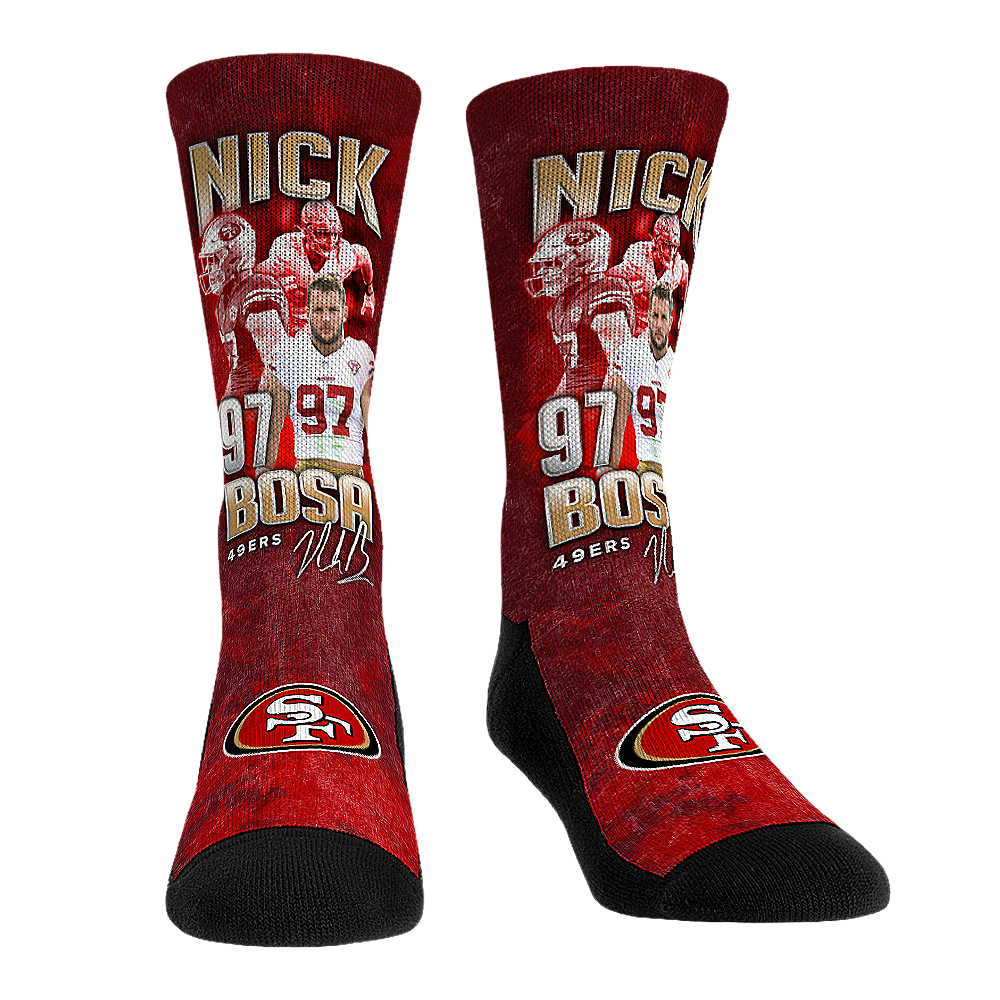 Nick Bosa - San Francisco 49ers  - Retro Photo