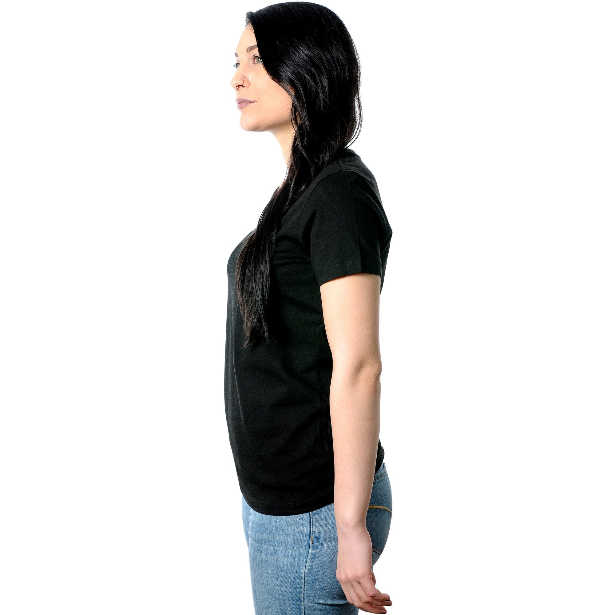 I'd Rather Talk Piercings than Politics Tapered V-Neck Tee Shirt