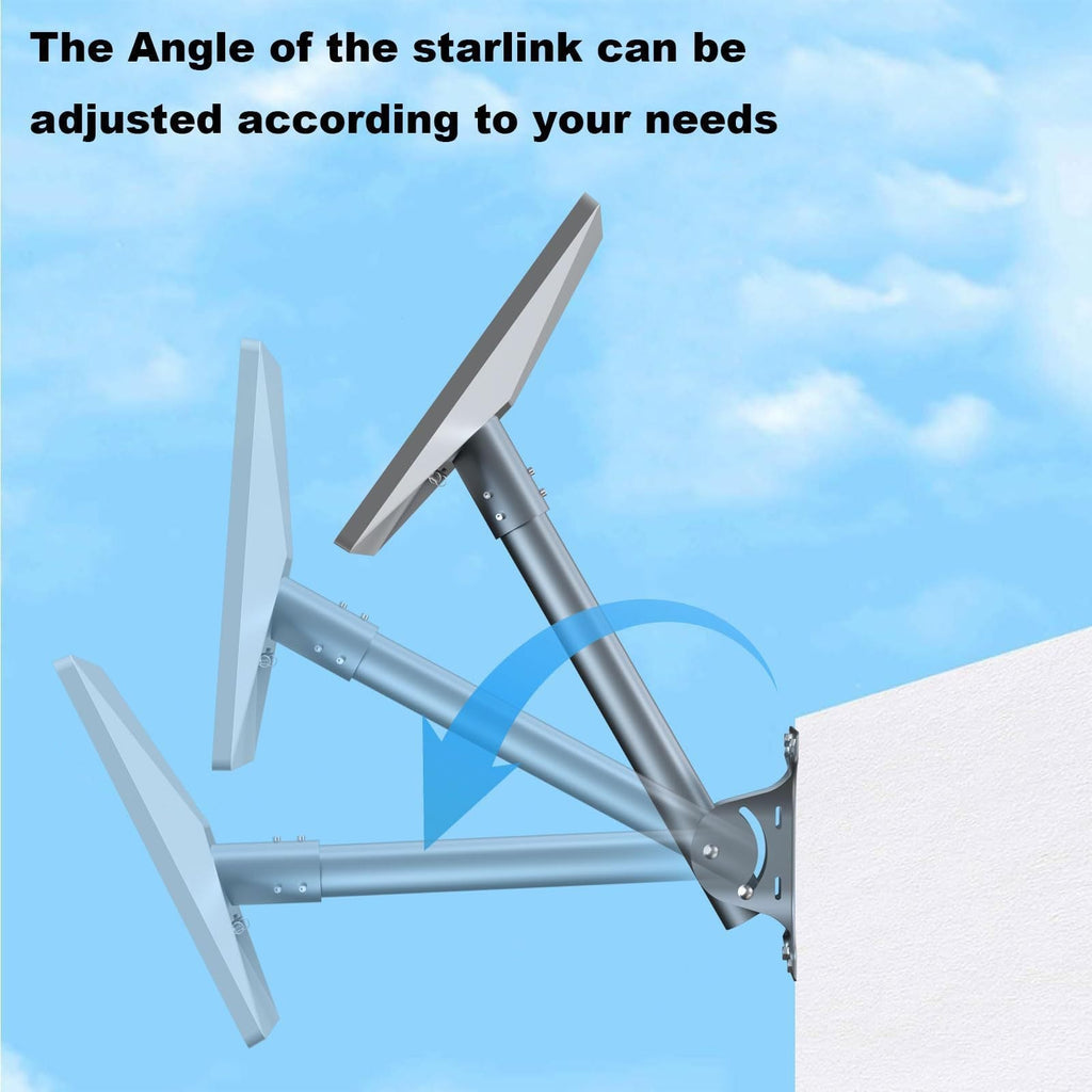 Adjustable Roof Wall Mount Kit V4 for Starlink Gen3