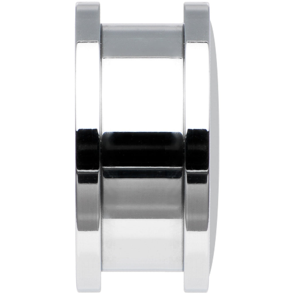 Black White Leopard Eyes Steel Screw Fit Plug Set 20mm