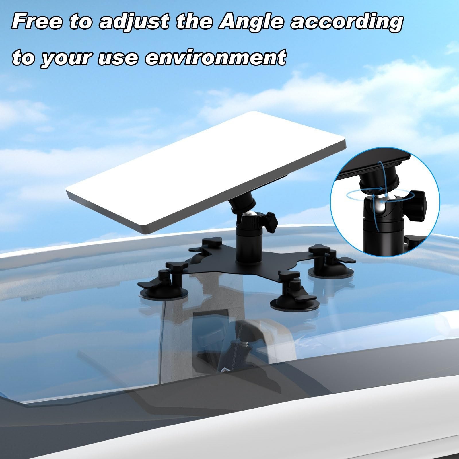 Car Roof Suction Cup Mount for Starlink Mini
