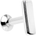 3/16 6mm Steel Rectangle Internal Thread Daith Cartilage Tragus