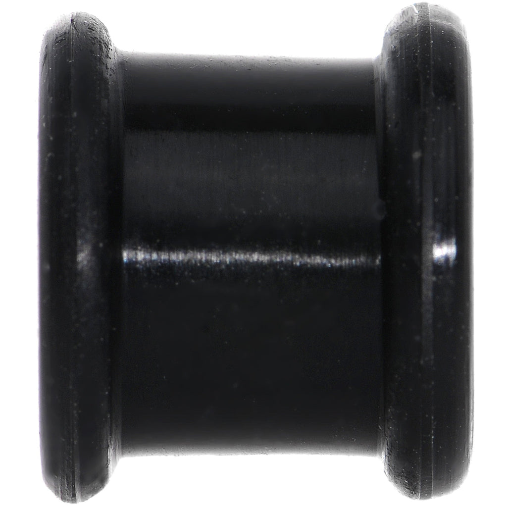 00G Flexible Black Silicone Double Flare Tunnel Plug Set